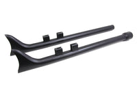 Thumbnail for M8 33 inch Straight Fishtail Exhaust Extension Set Black