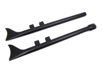 Thumbnail for M8 33 inch Straight Fishtail Exhaust Extension Set Black