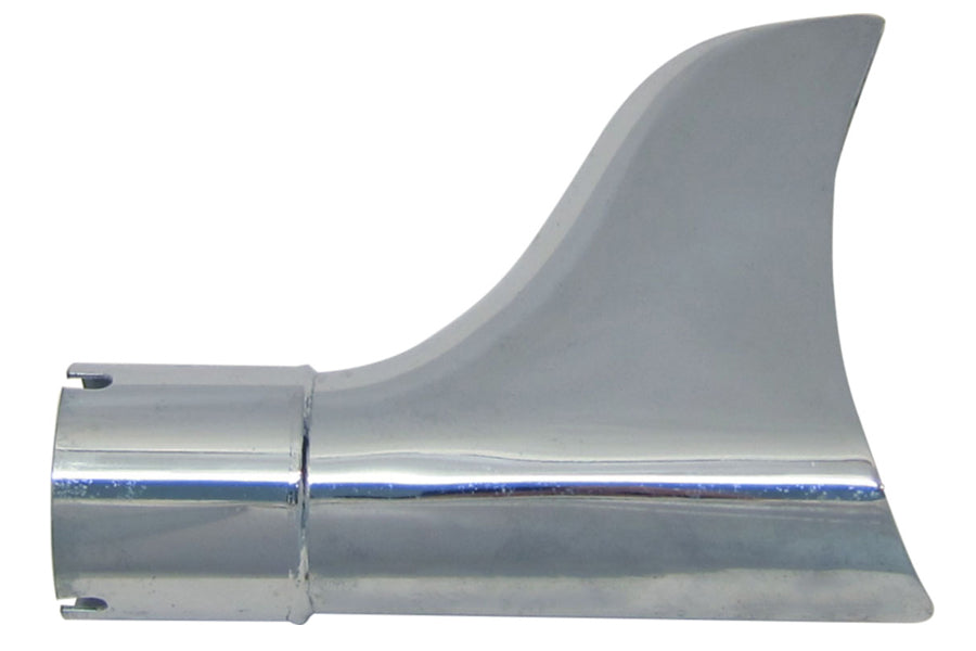 Chrome Fishtail Tip Set for 1-7/8 inch Muffler