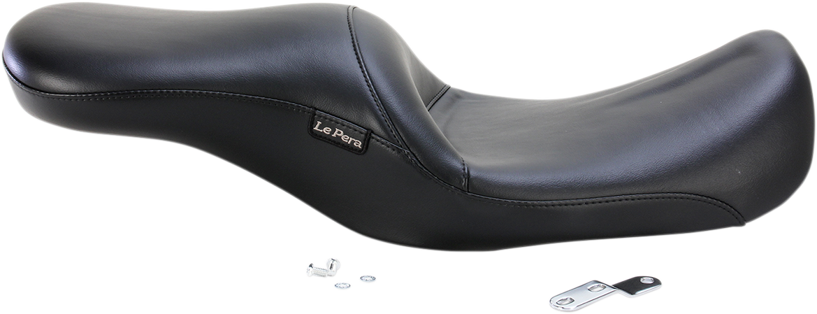 LE PERA Sorrento 2-Up Seat - Smooth - Black - FL '08-'23 LK-907PYS