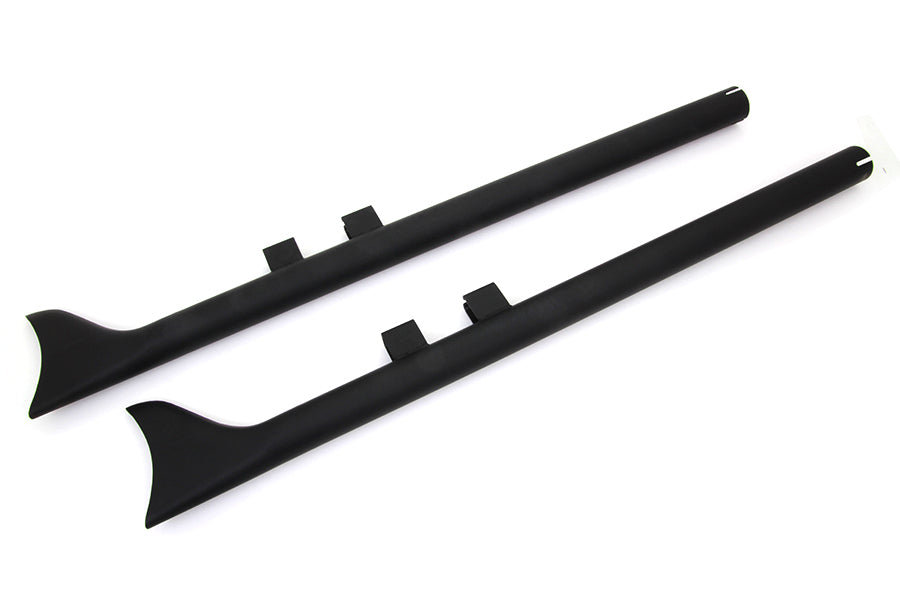 36" Straight Fishtail Set Black