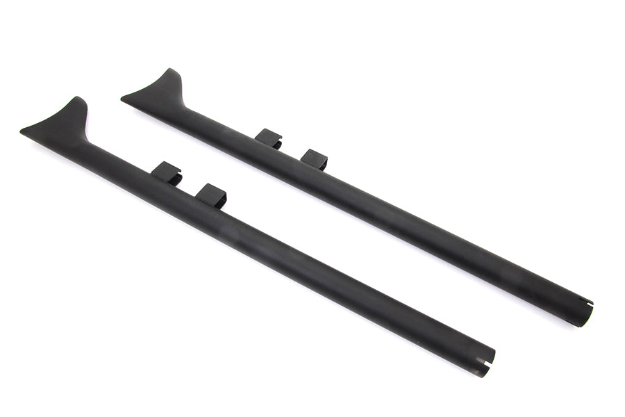 36" Straight Fishtail Set Black