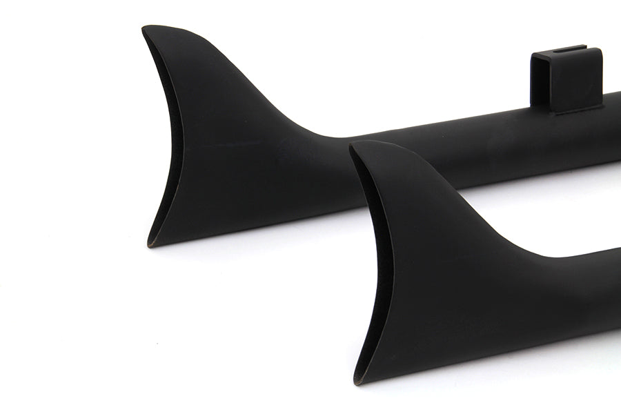 36" Straight Fishtail Set Black