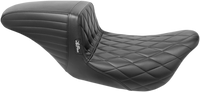 Thumbnail for LE PERA Kickflip Seat - Diamond - Black - FL '08-'23 LK-597DM