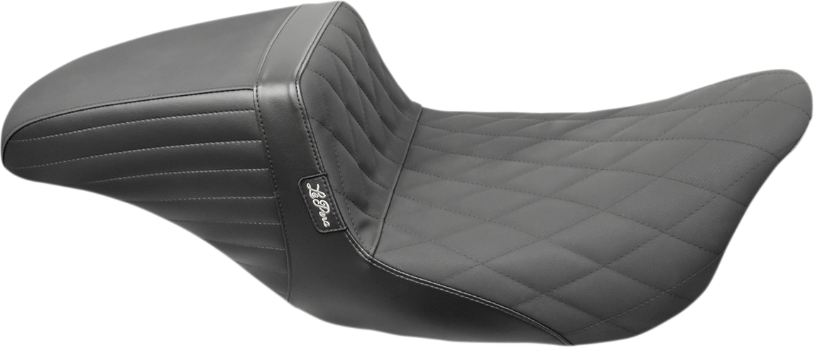 LE PERA Kickflip Seat - Diamond w/ Gripp Tape - Black - FL '08-'23 LK-597DMGP
