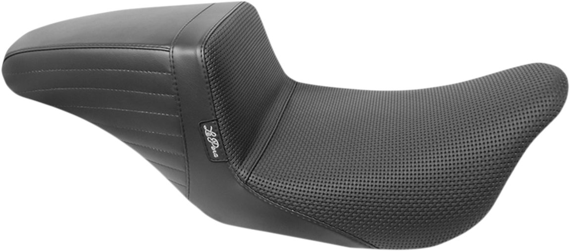 LE PERA Kickflip Daddy Long Legs Seat - Basketweave - Black - FL '08-'23 LK-597DLBW