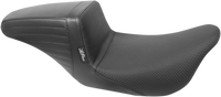 Thumbnail for LE PERA Kickflip Daddy Long Legs Seat - Basketweave - Black - FL '08-'23 LK-597DLBW
