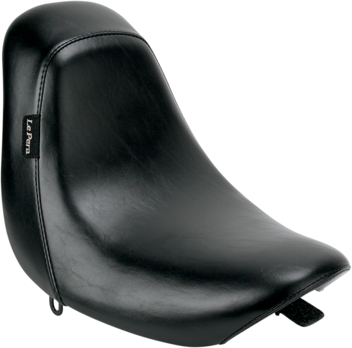 LE PERA Bare Bones Solo Seat - Smooth - Black - Deuce - FXST '00-'07 LD-007