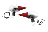 Thumbnail for Torpedo Bullet Lamp Set Chrome with Brackets