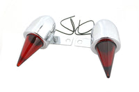 Thumbnail for Torpedo Bullet Lamp Set Chrome with Brackets