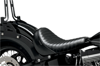 Thumbnail for LE PERA Bare Bones Solo Seat - Pleated - Black - FLS/FXS '11-'15 LKS-007PT