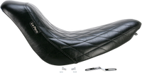 Thumbnail for LE PERA Bare Bones Solo Seat - Diamond Stitch - Black - Softail '06-'17 LK-007DM
