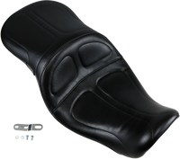 Thumbnail for LE PERA Maverick Seat - Without Backrest - Stitched - Black - FLD/FXD '06-'17 LK-970