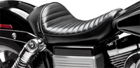 Thumbnail for LE PERA Stubs Cafe Seat - Pleated - Black - FXD '06-'17 LK-421PT