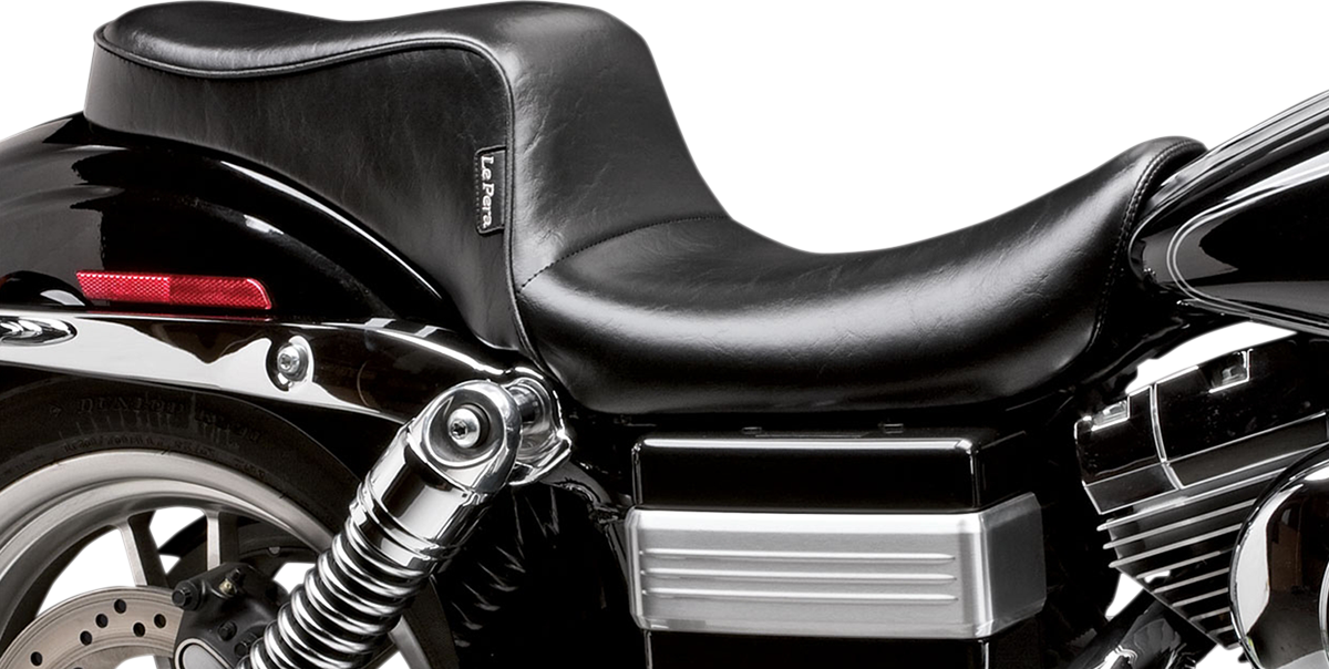 LE PERA Cherokee Seat - Smooth - Black - FXDWG '96-'03 LN-023