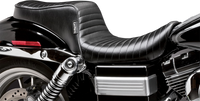 Thumbnail for LE PERA Cherokee Seat - Pleated - Black - FXDWG '96-'03 LN-023PT