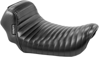 Thumbnail for LE PERA Sprocket Solo Seat - Pleated - Black - FXD '06-'17 LK-321PT