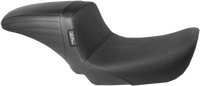 Thumbnail for LE PERA Kickflip Daddy Long Legs Seat - Basketweave - Black - FX '06-'17 LK-591DLBW