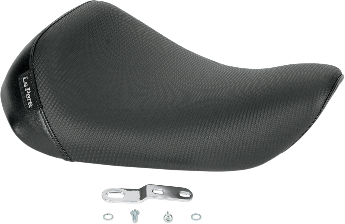 LE PERA Bare Bones Solo Seat - Carbon Fiber - Black - XL '04-'22 LF-006CB