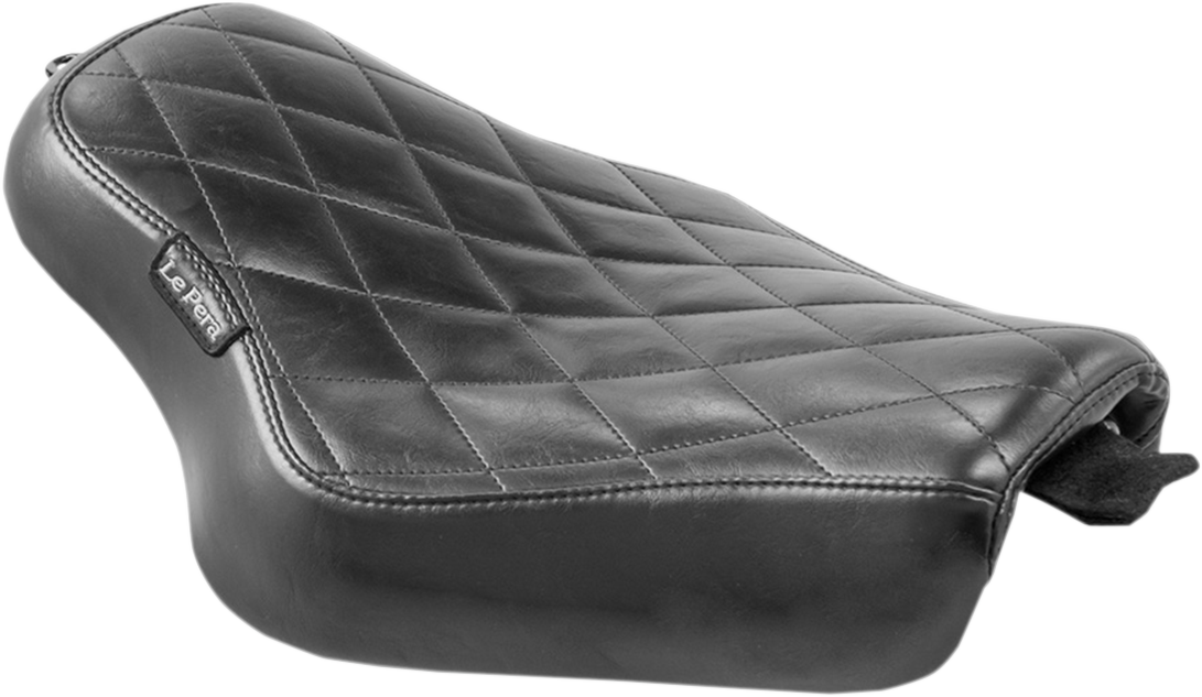LE PERA Streaker Solo Seat - Diamond - Black - XL '04-'23 LK-356DM
