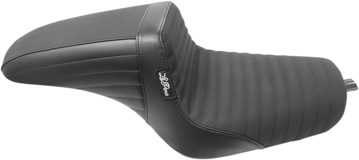 LE PERA Kickflip Seat - Pleated w/ Gripp Tape - Black - XL '10-'22 LK-596PTGP