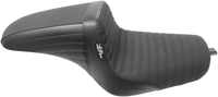 Thumbnail for LE PERA Kickflip Seat - Pleated w/ Gripp Tape - Black - XL '10-'22 LK-596PTGP