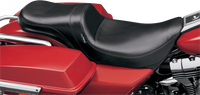 Thumbnail for LE PERA Daytona 2-Up Seat - Without Backrest - Smooth - Black - FLHR '02-'07 LH-567RK