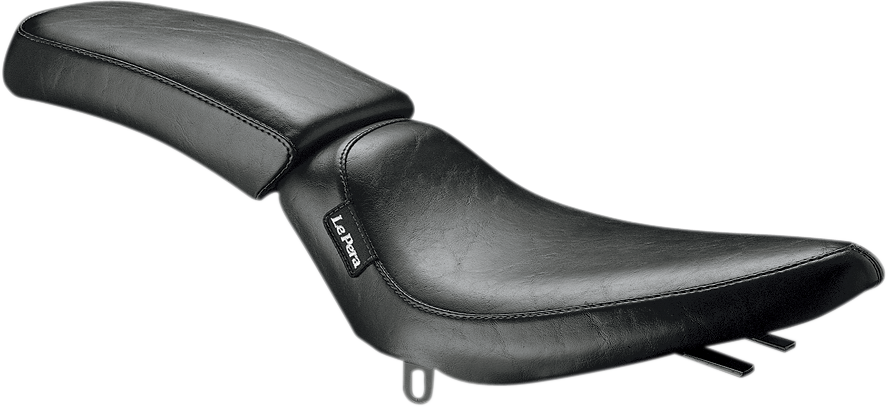 LE PERA Silhouette Solo Seat - Smooth - Black - FX/L '65-'84 LN-852