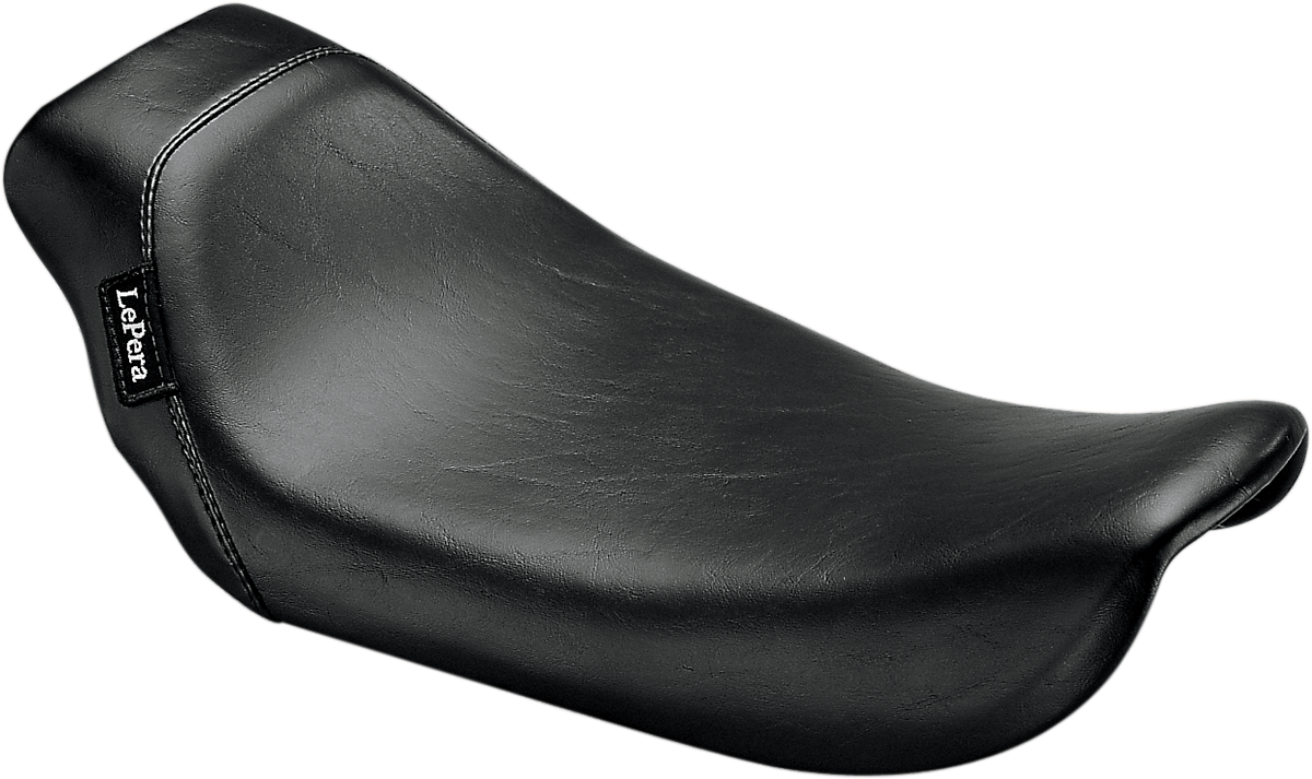 LE PERA Bare Bones Solo Seat - Smooth - Black - FXDWG '96-'03 LN-003