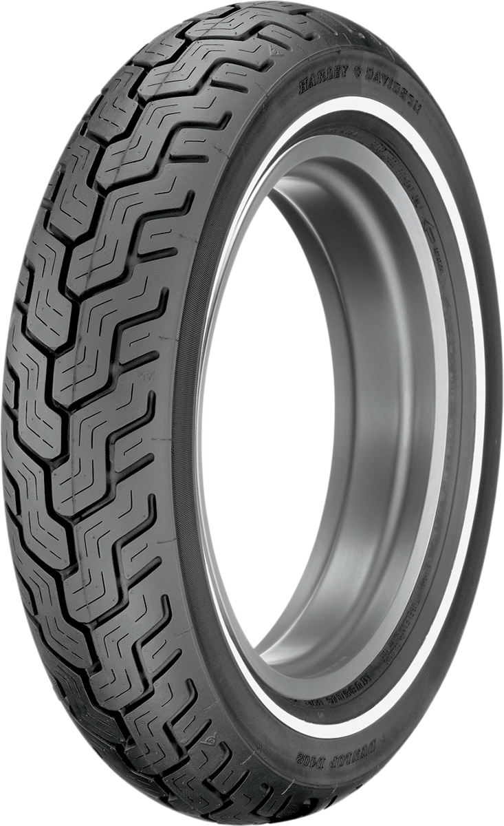 DUNLOP Tire - D402 - Rear - MT90-16 - Narrow Whitewall - 74H 45006847