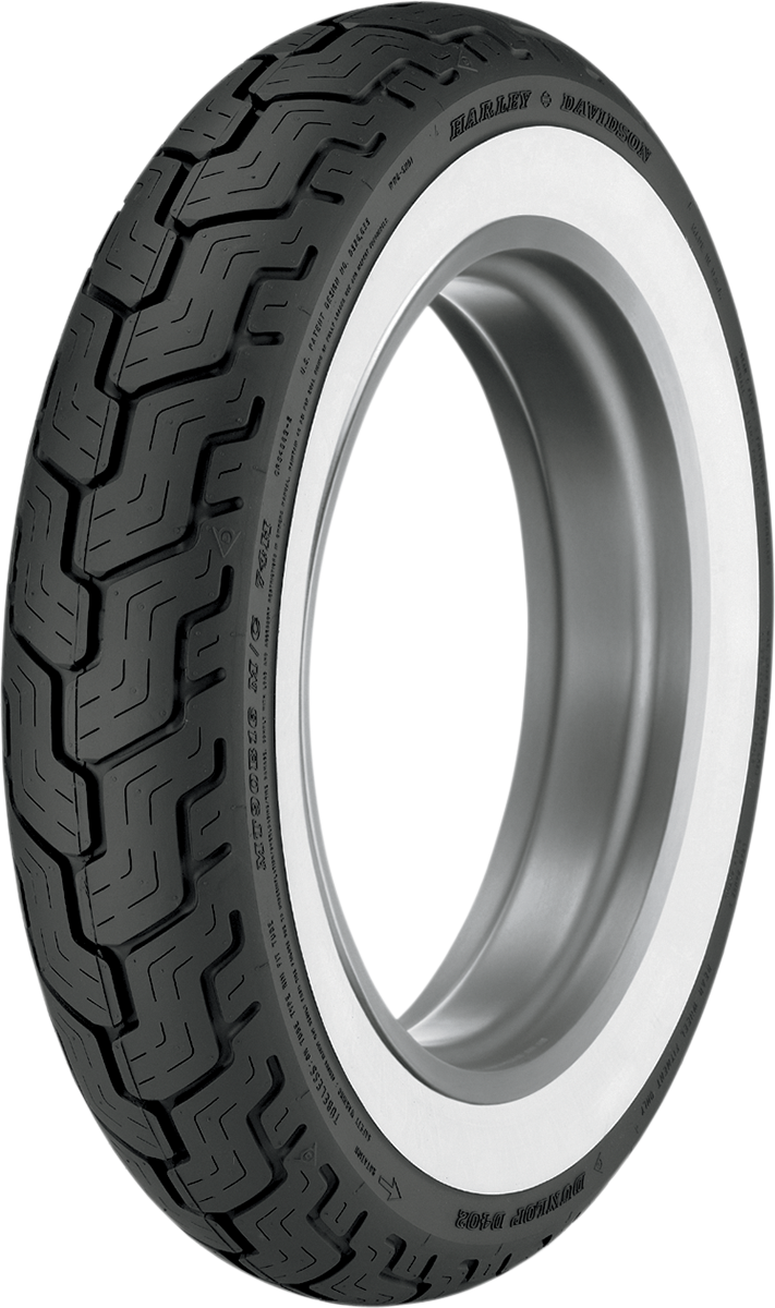 DUNLOP Tire - D402 - Rear - MT90-16 - Wide Whitewall - 74H 45006807