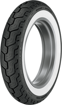 Thumbnail for DUNLOP Tire - D402 - Rear - MT90-16 - Wide Whitewall - 74H 45006807