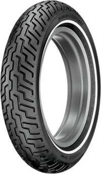 Thumbnail for DUNLOP Tire - D402 - Front - MT90-16 - Narrow Whitewall - 72H 45006655