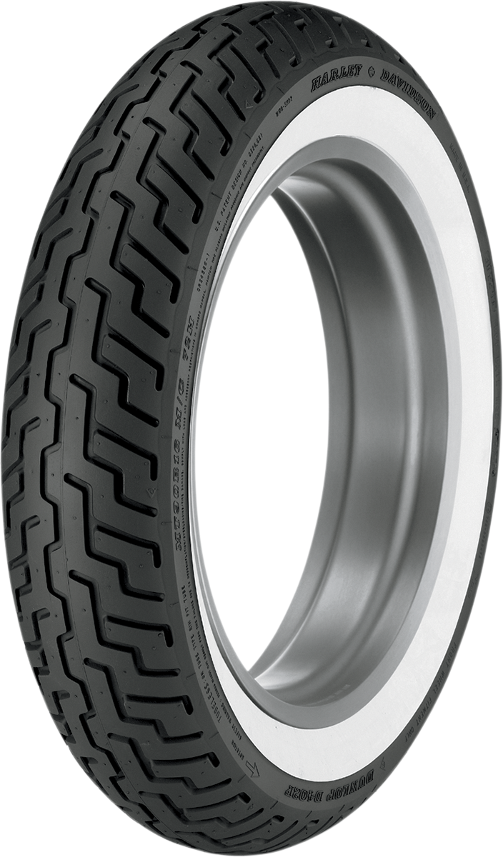 DUNLOP Tire - D402 - Front - MT90-16 - Wide Whitewall - 72H 45006380