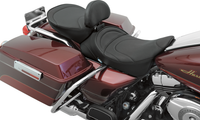 Thumbnail for DRAG SPECIALTIES Pillion Seat - Mild Stitched - Wide - FL '99-'22 0801-0467