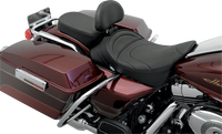 Thumbnail for DRAG SPECIALTIES Pillion Seat - Mild Stitched - Narrow - FL '99-'22 0801-0469