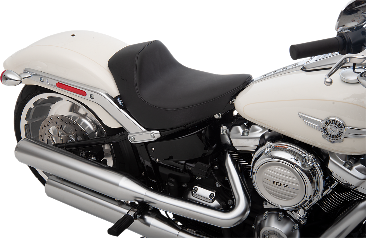 DRAG SPECIALTIES EZ-Solo Seat - Smooth - Solar-Reflective Leather - FLFB/S '18-'22 0802-1184