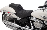 Thumbnail for DRAG SPECIALTIES Predator III Seat - Double Diamond - Black Stitching - FLFB/S '18-'22 0802-1188