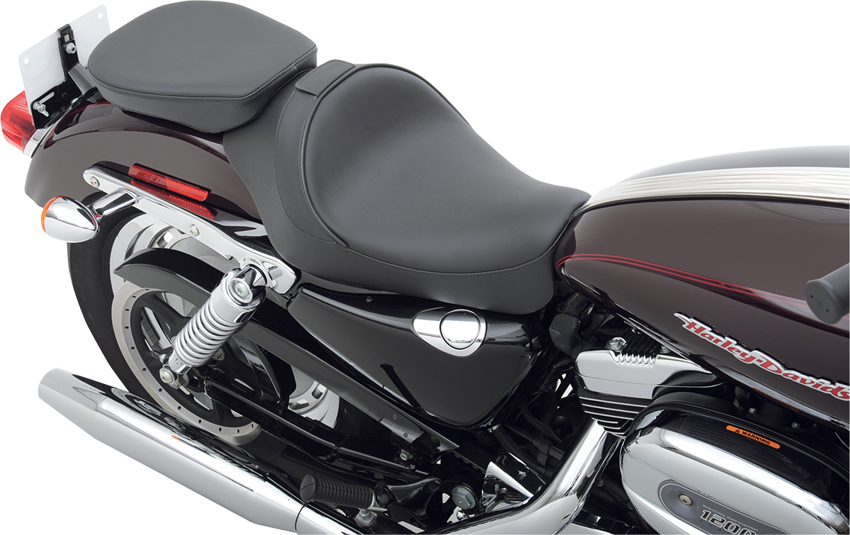 DRAG SPECIALTIES Rear Solo Seat - Wide - Smooth - XL '04-'22 0804-0409