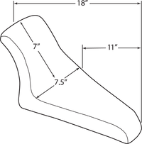 Thumbnail for DRAG SPECIALTIES Lo Rider Solo Seat - Rigid Mount DS907540