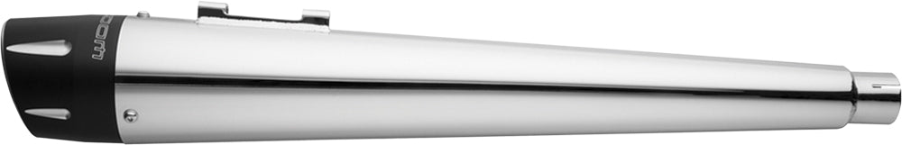 Combat Slip Ons 4.5" Chrome W/Black Tip Indian