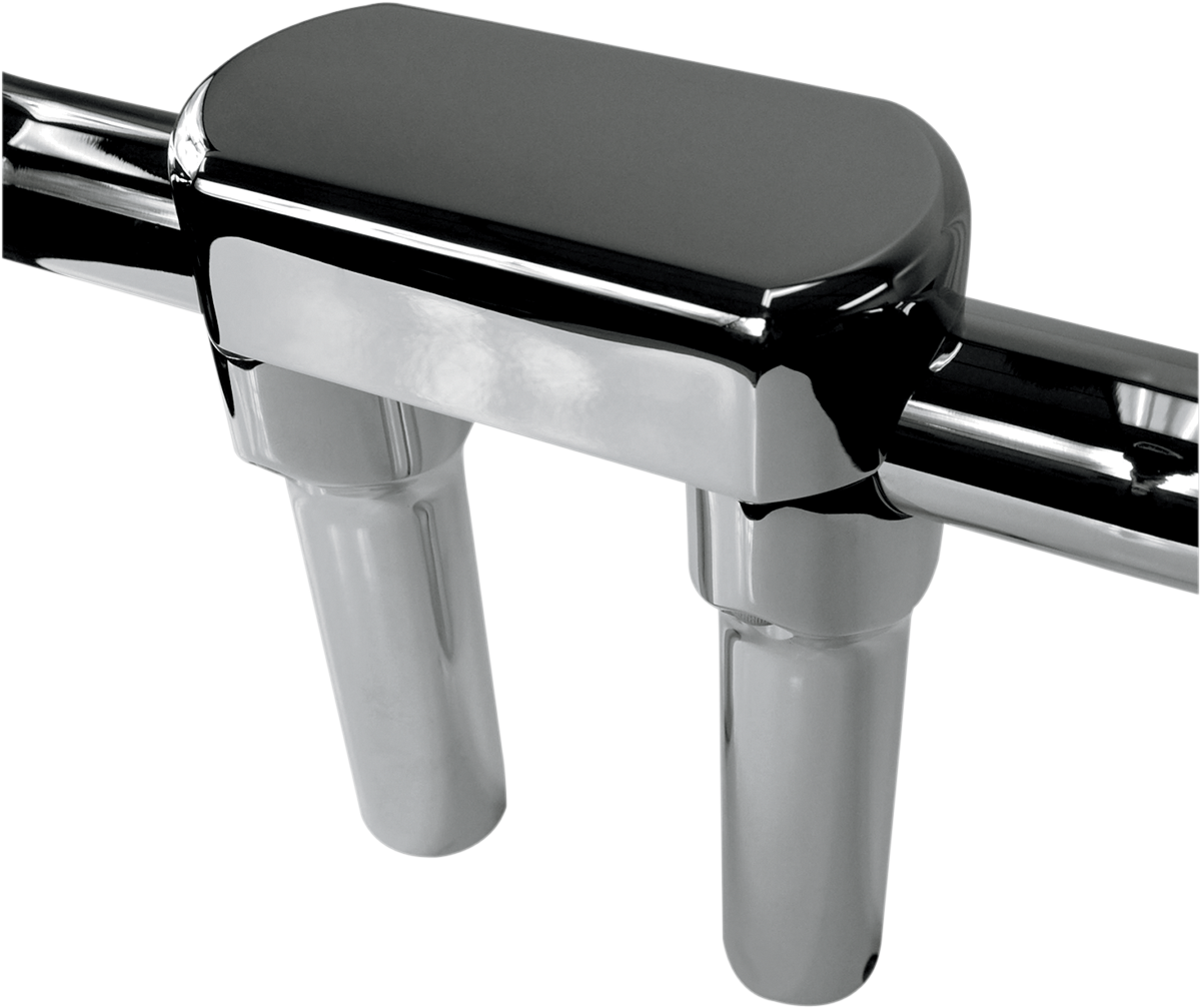 DRAG SPECIALTIES Risers - 6" - Big Buffalo - Top - Chrome 0602-0608