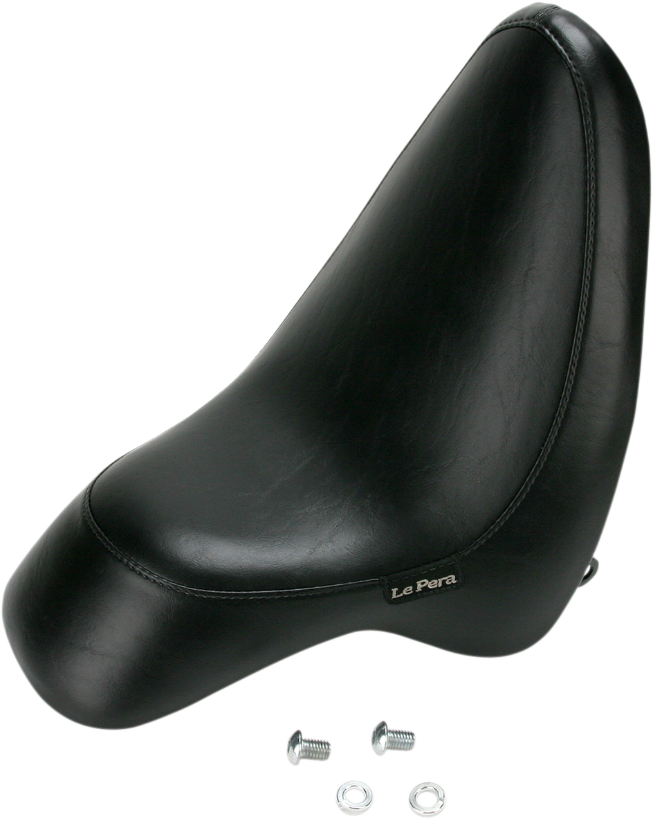 LE PERA Silhouette Solo Seat - Smooth/Bullet - Black - Softail '00-'07 LX-280