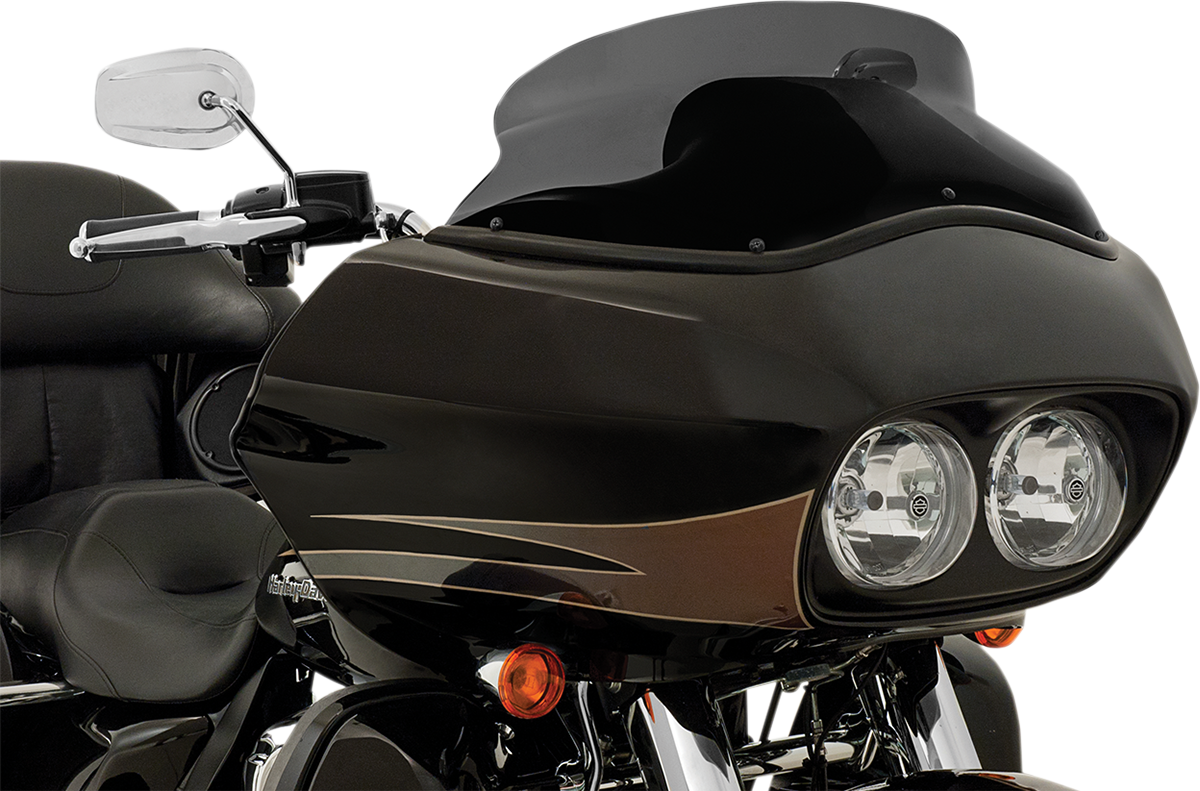 MEMPHIS SHADES Spoiler Windshield - 6-1/2" - Black - '15-'22 FLTR MEP86011