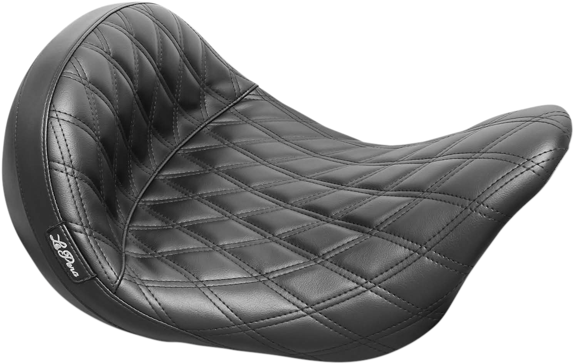 LE PERA Monterey Sport Solo Seat - Double Diamond - Black - FL '08-'22 LK-697SPDD