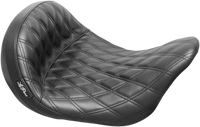 Thumbnail for LE PERA Monterey Sport Solo Seat - Double Diamond - Black - FL '08-'22 LK-697SPDD
