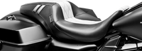 Thumbnail for LE PERA Outcast GT Seat - Full-Length - w/o Backrest - Black Double Diamond w/White Inlay - FL '08-'23 LK-987GT1