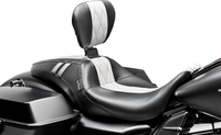 Thumbnail for LE PERA Outcast Daddy Long Legs Seat - Full-Length - w/o Backrest - Black w/White Double Diamond - FL LK-987DLGT1