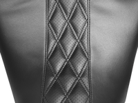 Thumbnail for LE PERA Outcast GT-2 Seat - Full-Length - w/o Backrest - Black Double Diamond - Perforated - FL '08-'23 LK-987GT2