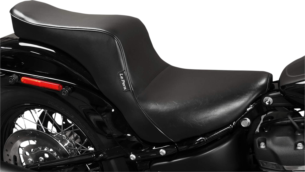LE PERA Cherokee Seat - Smooth - Black - Softail '18-'22 LYB-020